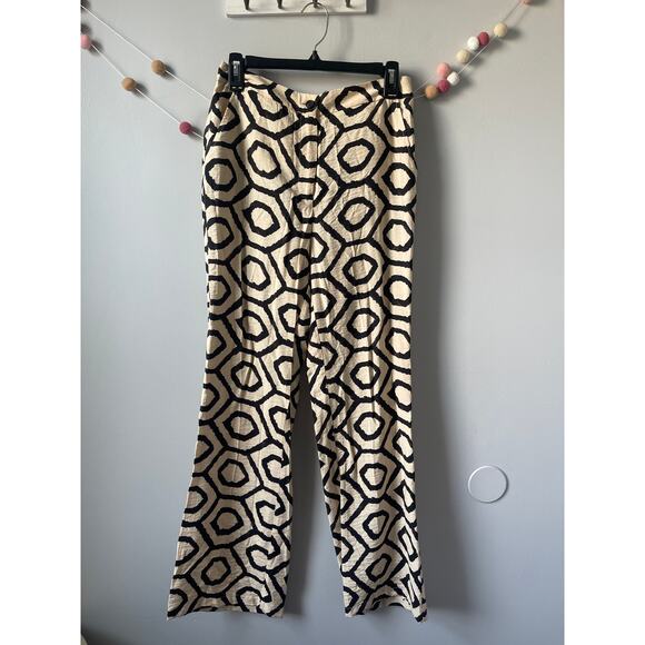 Sincerely Jules Funky Printed Flare Casual Dress Pants - Picture 2 of 8